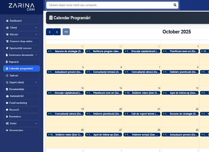 Activity Calendar & Scheduling